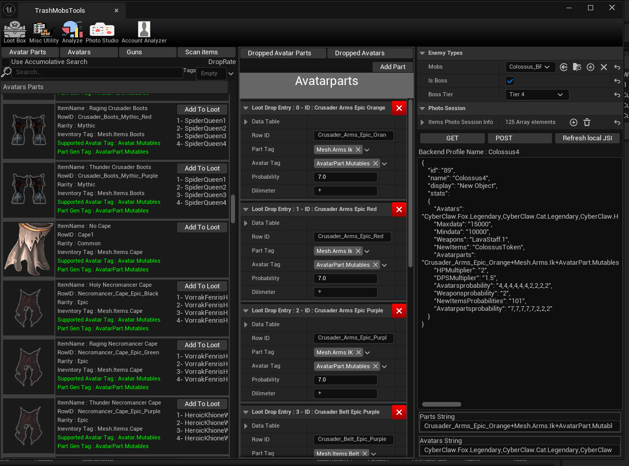 Trash Mobs Tool Screenshot 1